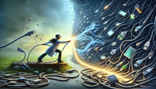 Wireless charging pad powering a smartphone, illustrating the convenience and innovation of wireless charging technology.