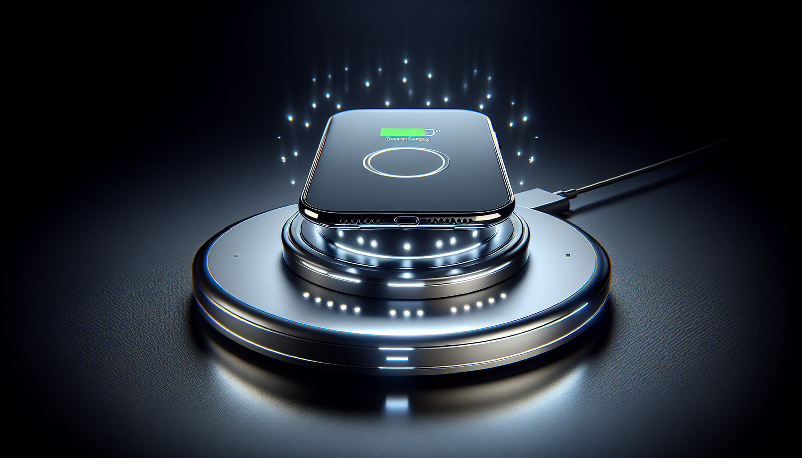 Nomad Base Station Pro multi-device wireless charger with FreePower technology charging multiple devices.